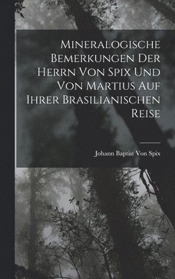 bokomslag Mineralogische Bemerkungen Der Herrn Von Spix Und Von Martius Auf Ihrer Brasilianischen Reise