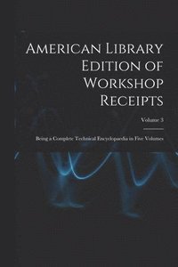 bokomslag American Library Edition of Workshop Receipts