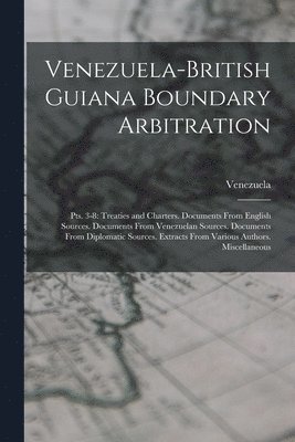 Venezuela - Venezuela-British Guiana Boundary Arbitration, Häftad
