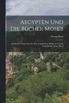 bokomslag Aegypten Und Die Bcher Mose's