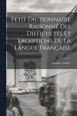 bokomslag Petit Dictionnaire Raisonn Des Difficults Et Exceptions De La Langue Franaise