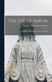 bokomslag use of Sarum