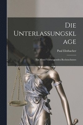 Paul Eltzbacher - Unterlassungsklage, Häftad