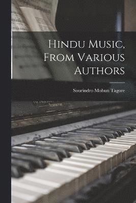 bokomslag Hindu Music, From Various Authors