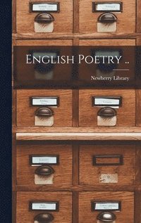 bokomslag English Poetry ..