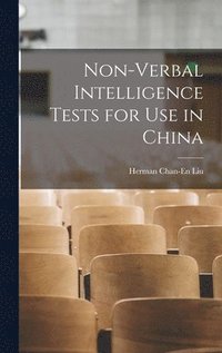 bokomslag Non-verbal Intelligence Tests for use in China