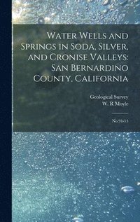 bokomslag Water Wells and Springs in Soda, Silver, and Cronise Valleys