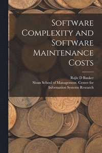 bokomslag Software Complexity and Software Maintenance Costs