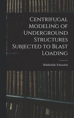 bokomslag Centrifugal Modeling of Underground Structures Subjected to Blast Loading