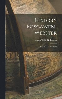 bokomslag History Boscawen-Webster