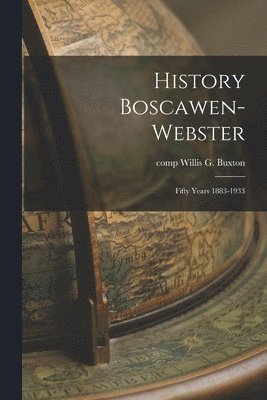 bokomslag History Boscawen-Webster