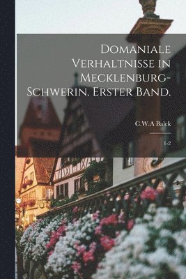 bokomslag Domaniale Verhaltnisse in Mecklenburg-Schwerin. Erster Band.