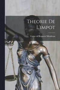 bokomslag Theorie De L'impot