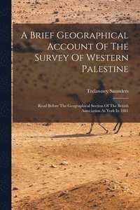 bokomslag Brief Geographical Account Of The Survey Of Western Palestine