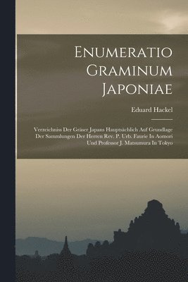 bokomslag Enumeratio Graminum Japoniae