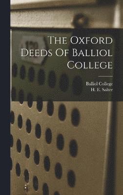 The Oxford Deeds Of Balliol College 1