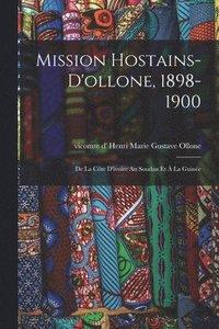 bokomslag Mission Hostains-d'ollone, 1898-1900