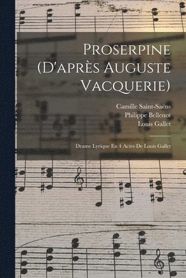 bokomslag Proserpine (d'aprs Auguste Vacquerie)