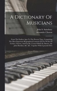 bokomslag A Dictionary Of Musicians