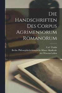 bokomslag Handschriften Des Corpus Agrimensorum Romanorum