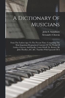 A Dictionary Of Musicians 1