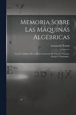 bokomslag Memoria Sobre Las Mquinas Algbricas