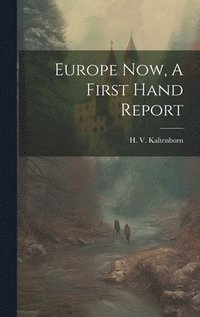 bokomslag Europe Now, A First Hand Report