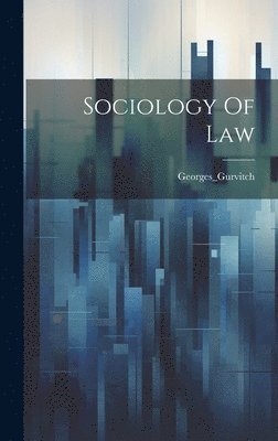 bokomslag Sociology Of Law