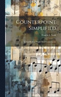 bokomslag Counterpoint Simplified