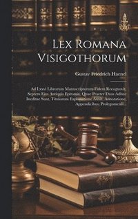 bokomslag Lex Romana Visigothorum