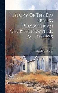 bokomslag History Of The Big Spring Presbyterian Church, Newville, Pa., 1737-1898