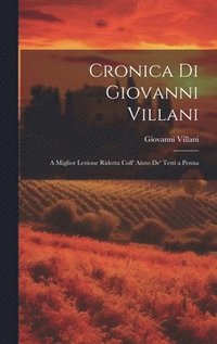 bokomslag Cronica di Giovanni Villani
