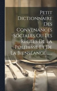 bokomslag Petit Dictionnaire Des Convenances Sociales Ou Les Rgles De La Politesse Et De La Biensance ......