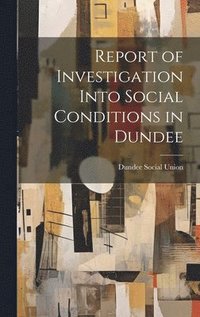 bokomslag Report of Investigation Into Social Conditions in Dundee
