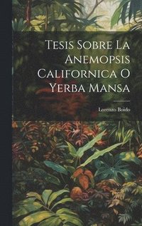 bokomslag Tesis Sobre La Anemopsis Californica O Yerba Mansa