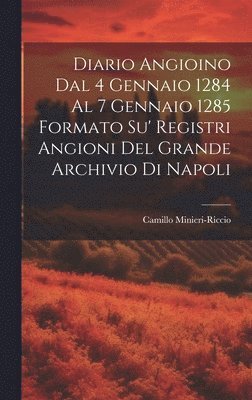 Camillo Minieri-Riccio - Diario Angioino Dal 4 Gennaio 1284 Al 7 Gennaio 1285 Formato Su' Registri Angioni Del Grande Archivio Di Napoli, Inbunden