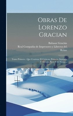 bokomslag Obras De Lorenzo Gracian