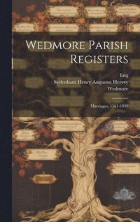 bokomslag Wedmore Parish Registers