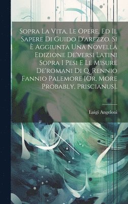 bokomslag Sopra La Vita, Le Opere, Ed Il Sapere Di Guido D'arezzo. Si È Aggiunta Una Novella Edizione De'versi Latini Sopra I Pesi E Le Misure De'romani Di Q. Rennio Fannio Palemore [Or, More Probably, Prisc...