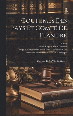 bokomslag Coutumes Des Pays Et Comt De Flandre