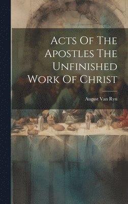 bokomslag Acts Of The Apostles The Unfinished Work Of Christ