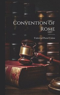 bokomslag Convention of Rome