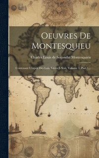 bokomslag Oeuvres De Montesquieu