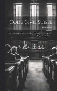 bokomslag Code Civil Suisse