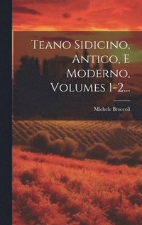 bokomslag Teano Sidicino, Antico, E Moderno, Volumes 1-2...