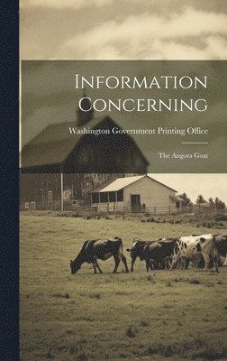 Washington Government Printing Office - Information Concerning, Inbunden