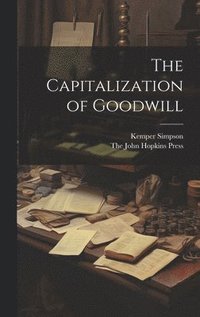 bokomslag Capitalization of Goodwill