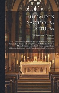 bokomslag Thesaurus Sacrorum Rituum