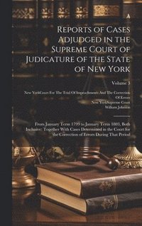 bokomslag Reports of Cases Adjudged in the Supreme Court of Judicature of the State of New York