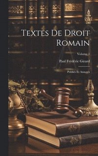 bokomslag Textes De Droit Romain